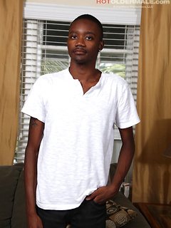 Black skinny boy Cayce Nash by Hot Older Male by Hot Older Male image #1