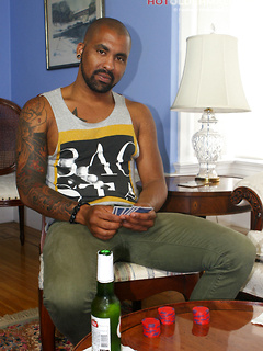 Ebony tatooed stud Drew Vergas by Hot Older Male by Hot Older Male image #1