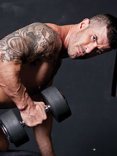 Adam Killian Gets a Workout on Adriano Carrascoâ€™s Latin Cock by Lucas Entetainment by Lucas Entetainment image #18