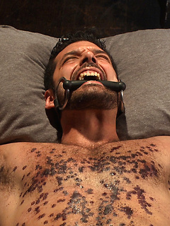 Mr Wilde binds and fucks a muscled body builder with an uncut cock by Bound Gods by Bound Gods image #12