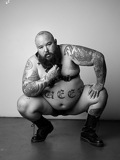 Tattooed Chub has a bearded baby face and a daddy's attitude... by Frock The World by Frock The World image #4
