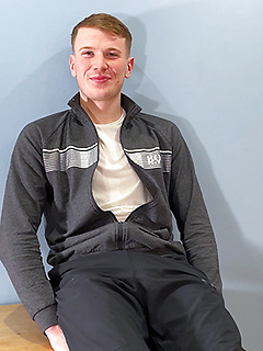 Young Straight Footballer Wanks his Big Uncut Cock & his Rock Hard Cock Gushes with Cum! by English Lads by English Lads image #1