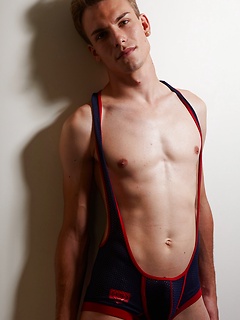 Blond twink posing by Male Model by Male Model image #5