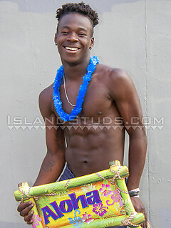 Uncut Tyreke Skates Nude! Haitian Jock Returns for the Holidays: Pumps Iron, Pees, Basketball, Yoga & Santa Blasts 7 Loads only here! by Island Studs by Island Studs image #5