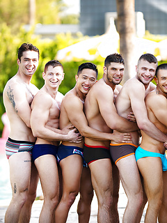 Hot gay muscle men orgy by SeanCody by SeanCody image #1