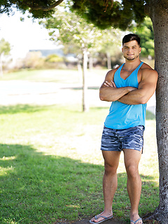 Sexy gay athletes Axel Rockham and Kyle anal fuck pics by SeanCody by SeanCody image #4