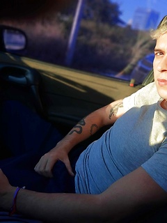 Dimitri and Leo car gay sex by Reality Dudes by Reality Dudes image #1