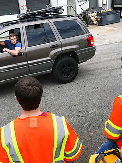 Two workers engage in a gay session where Axel sucks Will&#39;s dick by Reality Dudes by Reality Dudes image #3