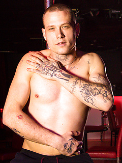 Sexy tattooed pole dancer Gael gets paid to masturbate in front of a rich man by Reality Dudes by Reality Dudes image #5