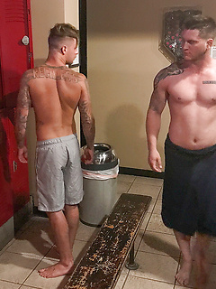 Hunky Allen Lucas and Brian Micheals swim naked in the pool and fuck hard by Reality Dudes by Reality Dudes image #1