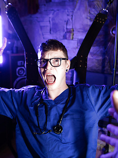 Nerdy twink Bo Sinn takes injured inked dude Marco Bianchi&#39;s cock in his ass by Bromo by Bromo image #5