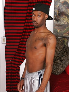 Handsome gay Cuban hottie Santos goes topless and plays with his BBC by Jalif Studio by Jalif Studio image #12