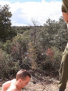 Gay nymphos Ivan Fisker & Turbo Leon engage in brutal outdoor sex action by Jalif Studio by Jalif Studio image #4
