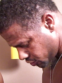 Muscular gay men have an interracial anal gangbang with a white twink by Jalif Studio by Jalif Studio image #4