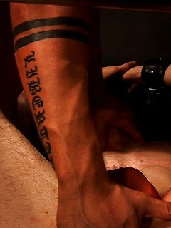 Perverted hunks Aday Traun & Ricky Leon engaging in BDSM gay anal action by Jalif Studio by Jalif Studio image #14