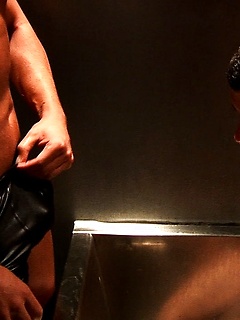 Perverted hunks Aday Traun & Ricky Leon engaging in BDSM gay anal action by Jalif Studio by Jalif Studio image #20