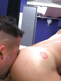 Gloryhole domination in a locker room by Jalif Studio by Jalif Studio image #19