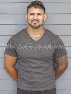 Dick Pumpin' Bodybuilder Rigo is Back! Muscle Jock's VED Show, Swingin' Balls, Pumps Iron, Pees, and Busts Loads Only Here! by Island Studs by Island Studs image #1