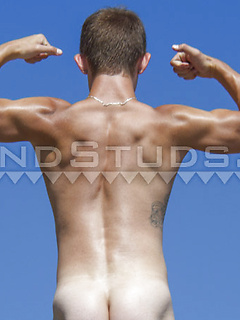 Bubble Butt Grant is Back! Tall Muscle Twink Skinny Dips, Pees, Opens Hole x2 and Busts a Big Load Only Here! by Island Studs by Island Studs image #5