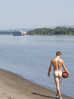 Bubble Butt Grant is Back! Tall Muscle Twink Skinny Dips, Pees, Opens Hole x2 and Busts a Big Load Only Here! by Island Studs by Island Studs image #6