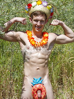Bubble Butt Grant is Back! Tall Muscle Twink Skinny Dips, Pees, Opens Hole x2 and Busts a Big Load Only Here! by Island Studs by Island Studs image #10