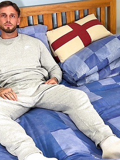 Straight & Lean Hunk's Huge Uncut Cock gets Wanked & Shows off his Hairy Hole & Cums Everywhere! by English Lads by English Lads image #3