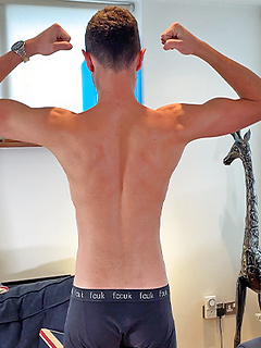 Young Straight & Tall Teen Shows off his Lean Body & Wanks his Big Uncut Cock & Cums Everywhere! by English Lads by English Lads image #2