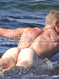 Fat 8" Dick Surfer Sandy: Muscle Jock Juggler, Surfs Naked, Opens Hole, Pees, Edges, Explodes In Hawaii! by Island Studs by Island Studs image #9
