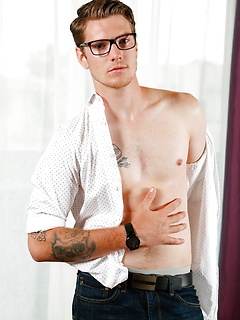 Muscular Markie More gets fucked by his nerdy gay boyfriend Blake Barnes by Nextdoor Buddies by Nextdoor Buddies image #9