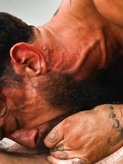 Hairy gays Blake Wilder & Alpha Wolfe give each other head & have anal sex by Nextdoor Buddies by Nextdoor Buddies image #11