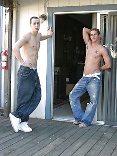 Sexy gays Brady Rey & Criss Strokes show their dicks before sucking each other by Nextdoor Buddies by Nextdoor Buddies image #1