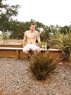 Tall gay dude Mark Long fucks his high school friend Addison Graham outside by Nextdoor Buddies by Nextdoor Buddies image #2