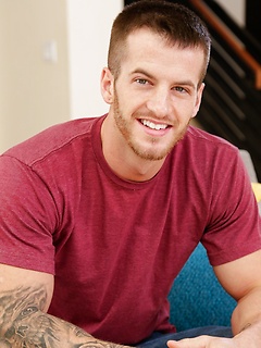 Muscular gay man Kayden Andrews fucked by his sexy buddy Quentin Gainz by Nextdoor Buddies by Nextdoor Buddies image #12