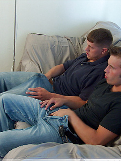 New gay couple Cliff & Denny jerking off & having their first oral sex by Nextdoor Buddies by Nextdoor Buddies image #9