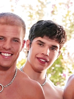 Male maids getting seduced and fucked by handsome boys in a gay orgy by Nextdoor Buddies by Nextdoor Buddies image #2