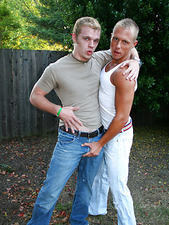 Gay stud Riley finds his BF Jack stroking his big dick & gives him a hot BJ by Nextdoor Buddies by Nextdoor Buddies image #13