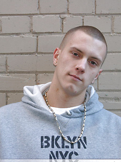 Shaved-headed stud Nick shows his inked body while masturbating on the bed by Nextdoor Buddies by Nextdoor Buddies image #4