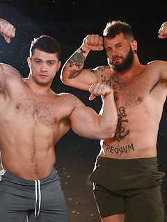 Gay bodybuilders Johnny Hill & Collin Simpson fuck anally at the gym by Nextdoor Buddies by Nextdoor Buddies image #10
