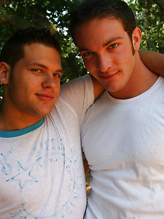 Well endowed gay men Samuel & Clark Kent fooling around with each other by Nextdoor Buddies by Nextdoor Buddies image #1