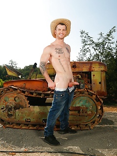 Hot gay stud Dante Martin has hardcore anal sex with a cowboy outdoors by Nextdoor Buddies by Nextdoor Buddies image #1