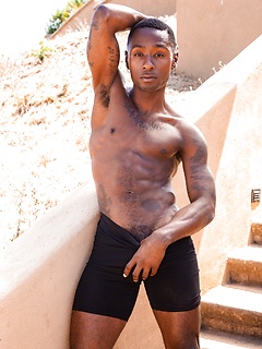 Ebony feminine boy Miller Axton gets anally boned by Carter Woods in IR action by Nextdoor Buddies by Nextdoor Buddies image #1