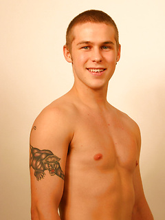 Blonde stud Jack posing butt naked with his huge dick in his hands by Nextdoor Buddies by Nextdoor Buddies image #17