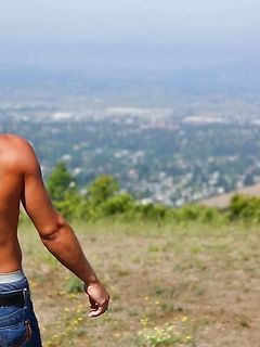 Amateur gay hunks jerk off and have anal sex in a wild outdoor orgy by Nextdoor Buddies by Nextdoor Buddies image #3