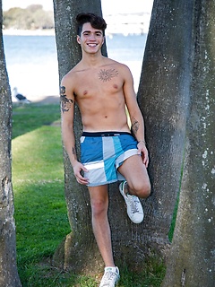 Gay hunk Andrew Miller has hardcore anal sex with a twink after rimming him by Nextdoor Buddies by Nextdoor Buddies image #8
