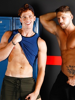 Muscular gays Roman Todd and Chris White fuck in bareback action by Nextdoor Buddies by Nextdoor Buddies image #6