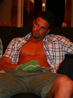 Amateur gays Lucas and Ricky M doff their plaid shirts and play an oral game by Nextdoor Buddies by Nextdoor Buddies image #4