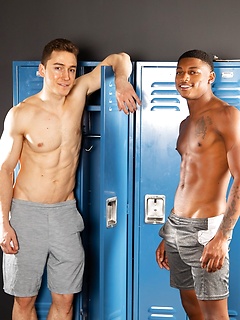 Gay gym buddies Ty Santana and Jimmy Troy fuck after an intense workout by Nextdoor Buddies by Nextdoor Buddies image #7