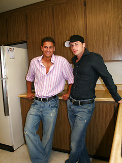 Kinky in-laws Phoenix & Denny strip naked & jerk off their big dicks by Nextdoor Buddies by Nextdoor Buddies image #2