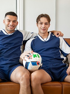 Gay men Ozzy Dean & Jayden Marcos suck each other's big dick & have anal sex by Nextdoor Buddies by Nextdoor Buddies image #5