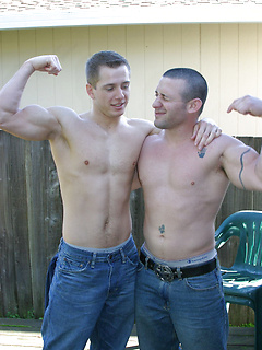 Horny guys Tommy D and Hoyce flaunt their dicks before an oral game by Nextdoor Buddies by Nextdoor Buddies image #4